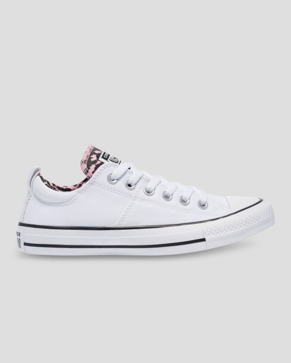 Converse Chuck Taylor All Star Madison Hvide Sko Danmark - Converse Lave Sneakers Dame - 78910ZFVK